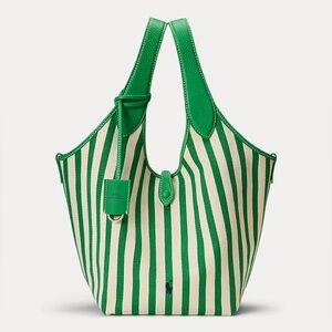 Polo Play Striped Canvas Tote